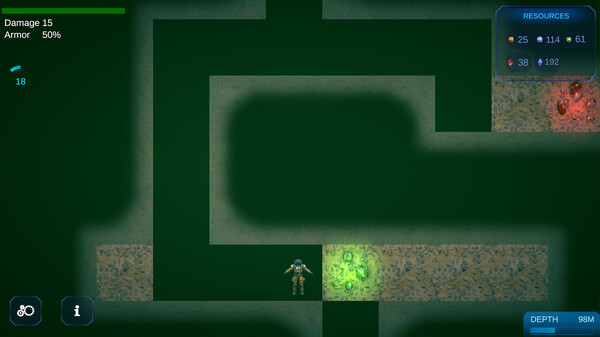 Screenshot of Deep Water gameplay showing in-action mechanics