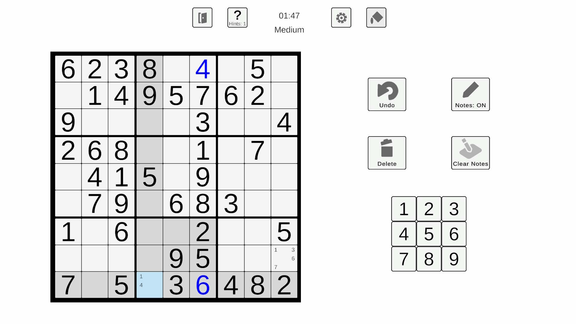 Simple Sudoku screenshot #1
