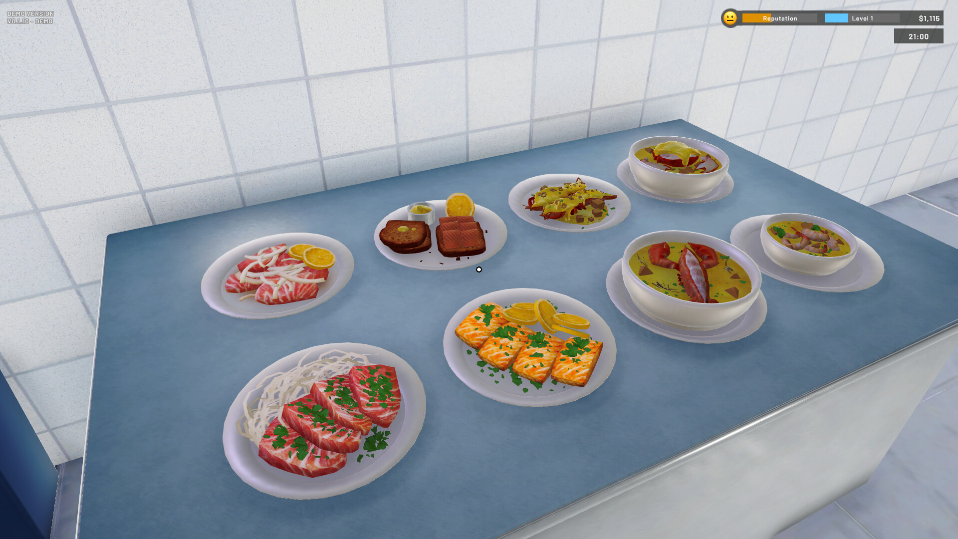 #5. Coastal Kitchen Simulator (Steam) Por: Bewolba Studios