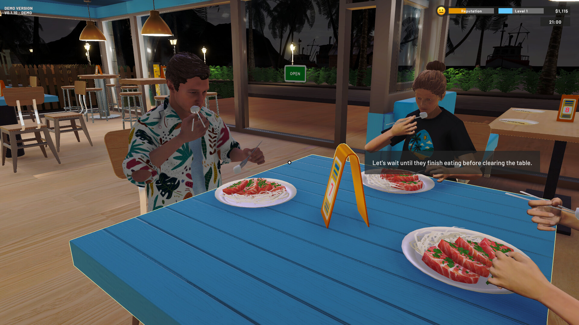#4. Coastal Kitchen Simulator (Steam) Por: Bewolba Studios