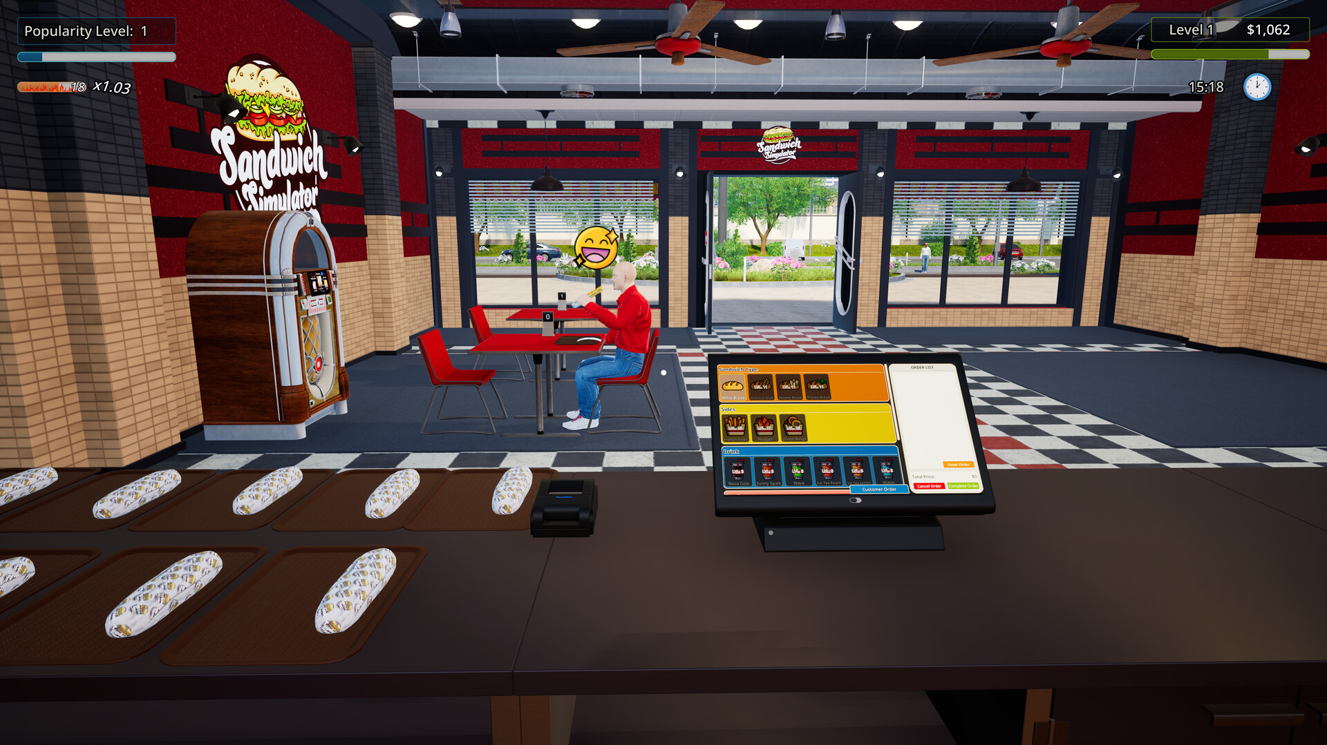 #2. Sandwich Simulator (Steam) 由: FiftyEight Studios