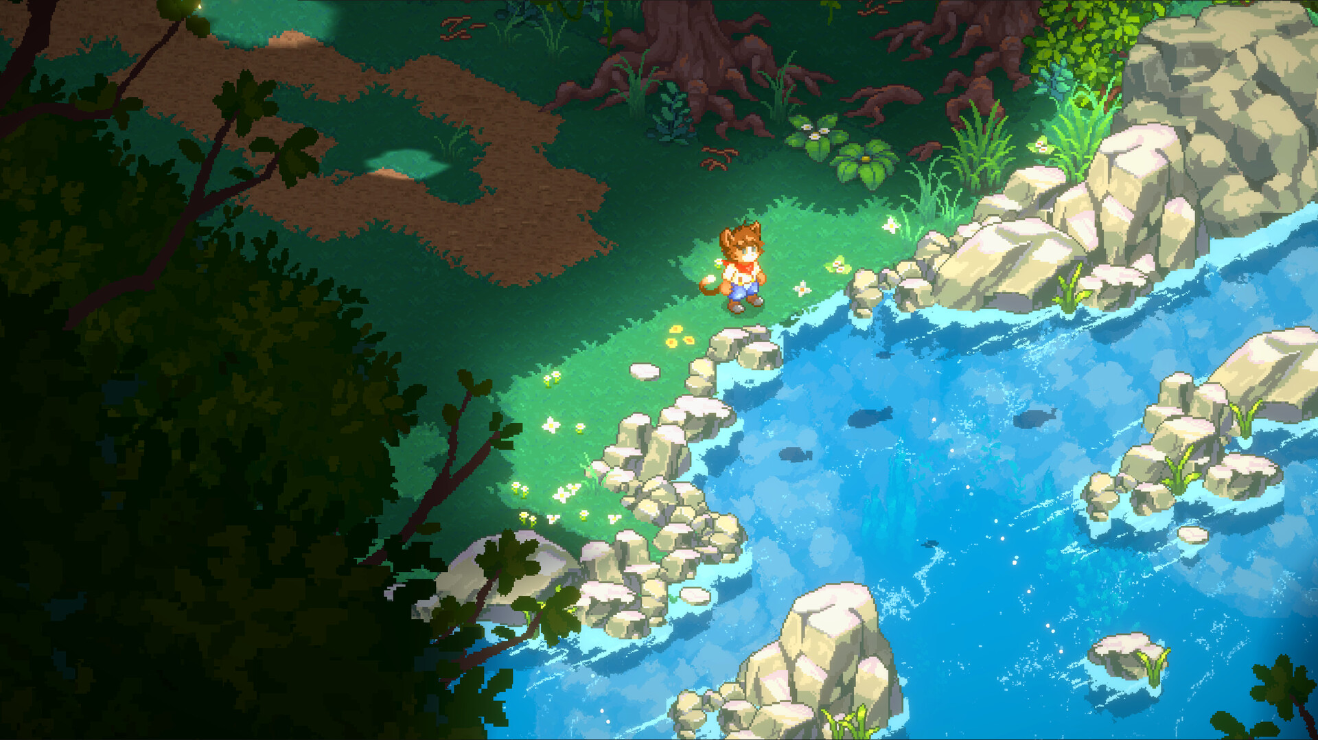 Windwoven monster companion working alongside the player on the farm