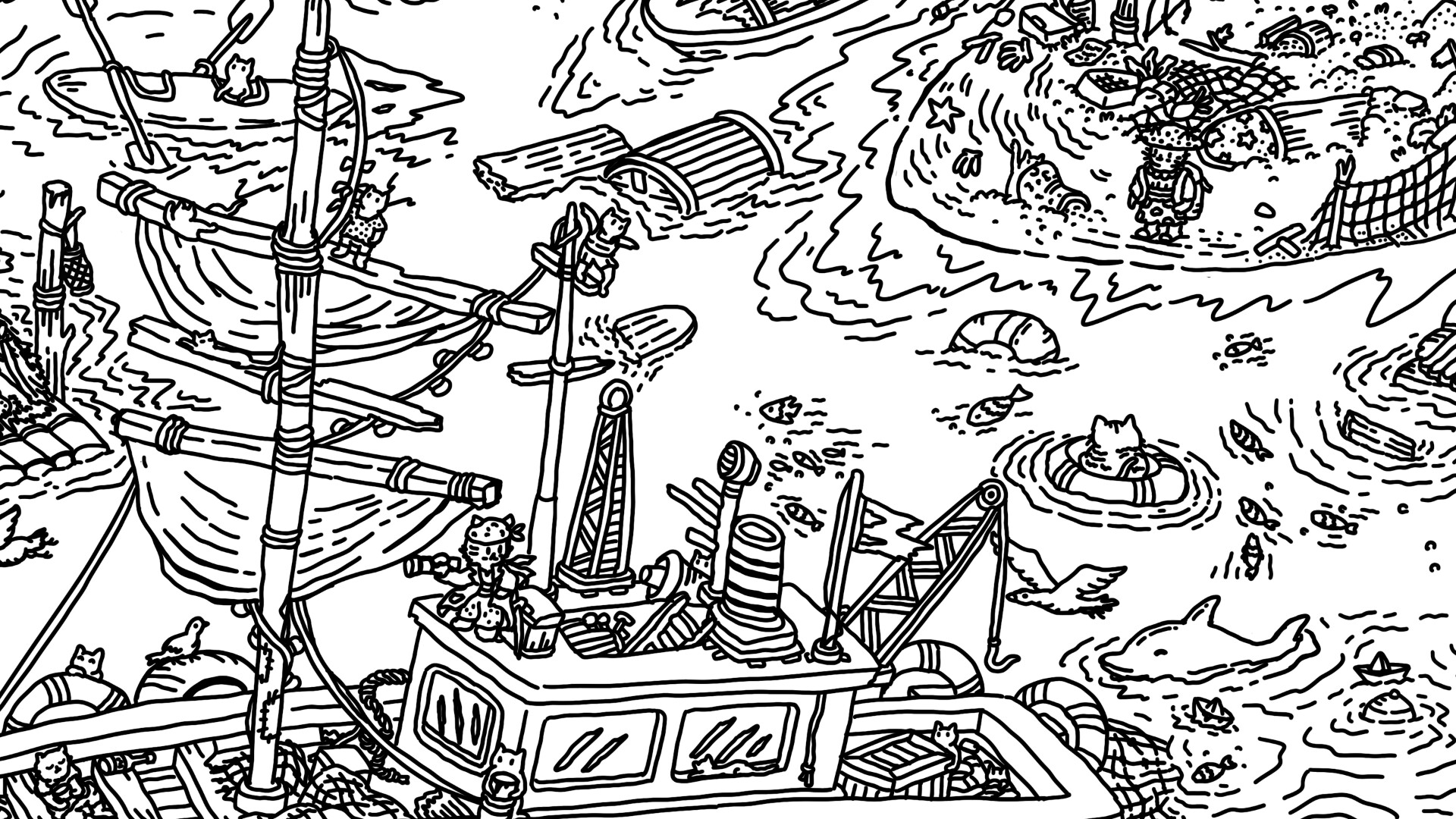 Finding Cats In White Sand Village screenshot #1