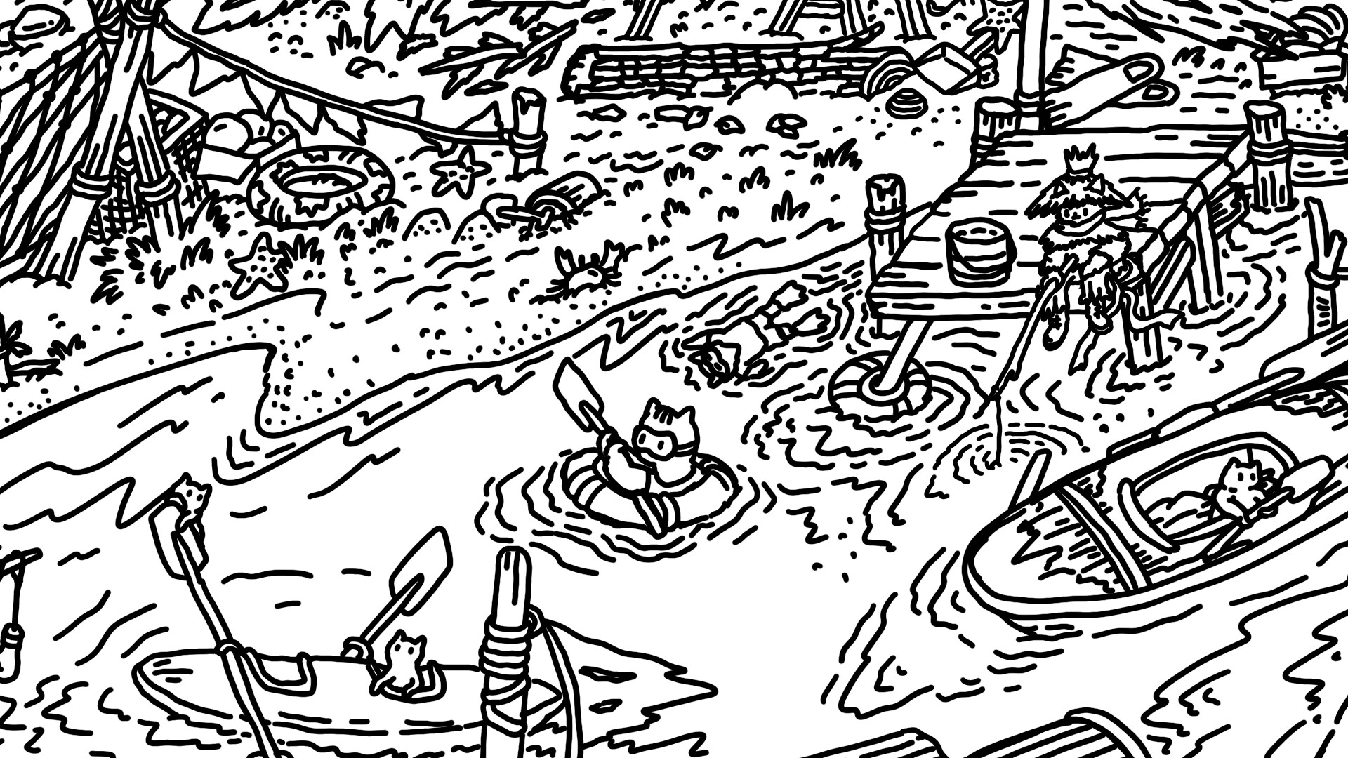 Finding Cats In White Sand Village screenshot #3