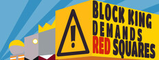 Block King Demands Red Squares