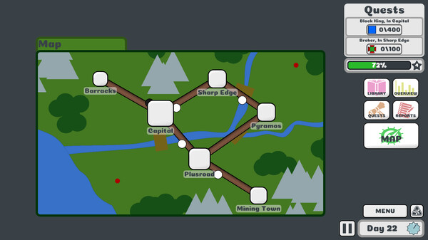 Block King Demands Red Squares screenshot 1