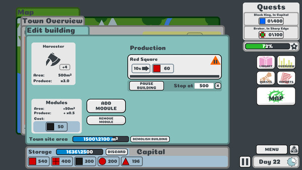 Block King Demands Red Squares screenshot 5