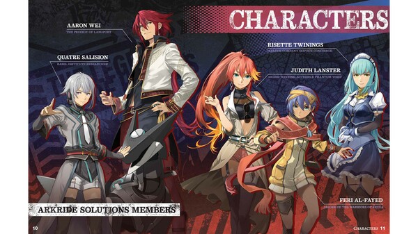 The Legend of Heroes: Trails through Daybreak II - Art Book