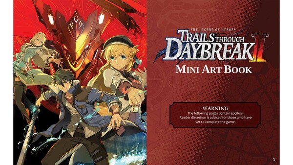 The Legend of Heroes: Trails through Daybreak II - Mini Art Book