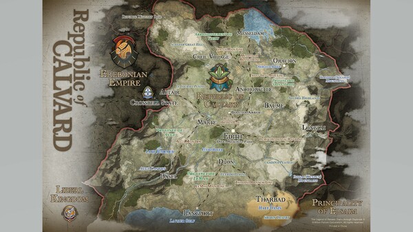 The Legend of Heroes: Trails through Daybreak II - Atlas of Calvard Poster