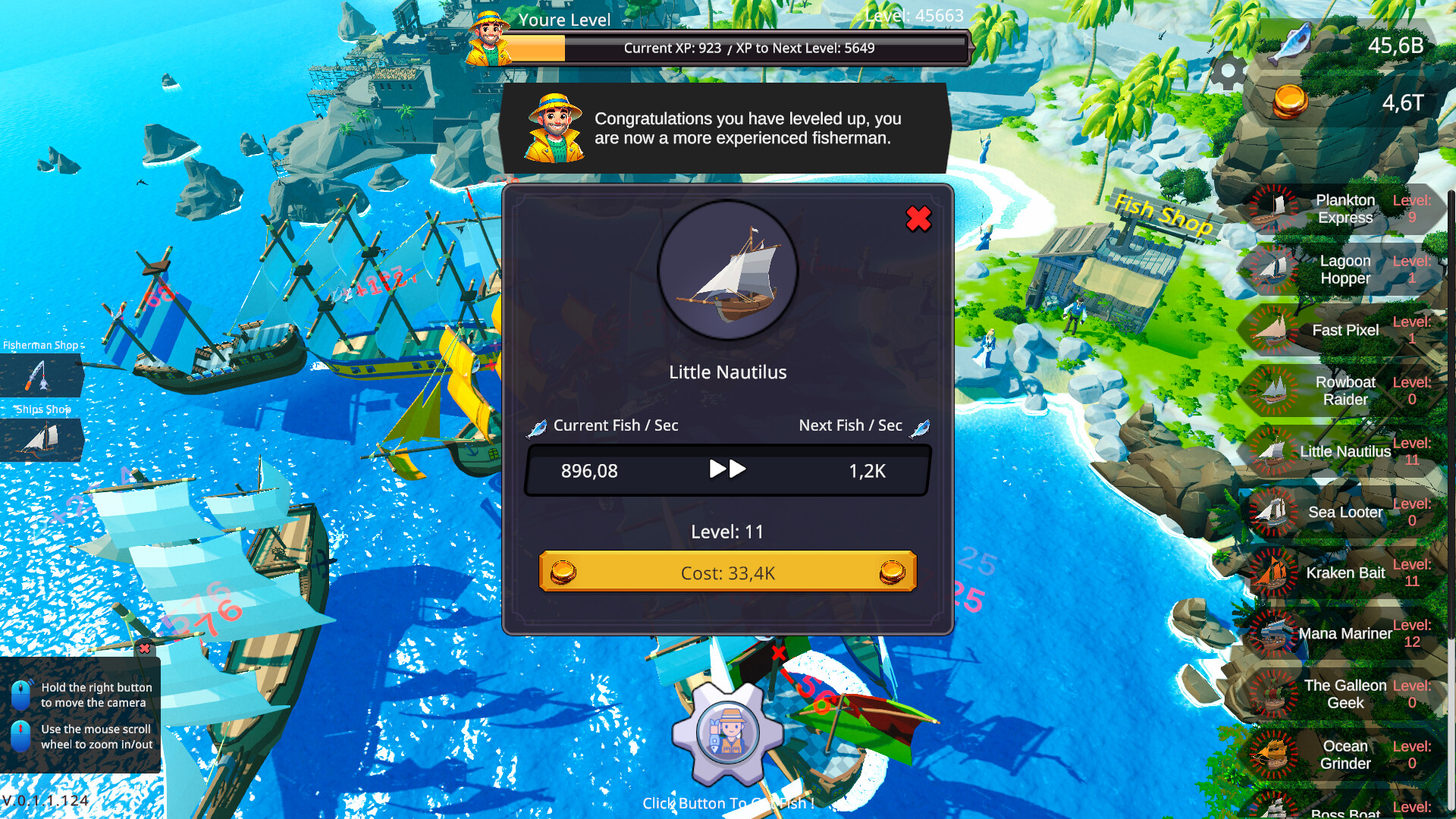 Fisher Idle screenshot 6