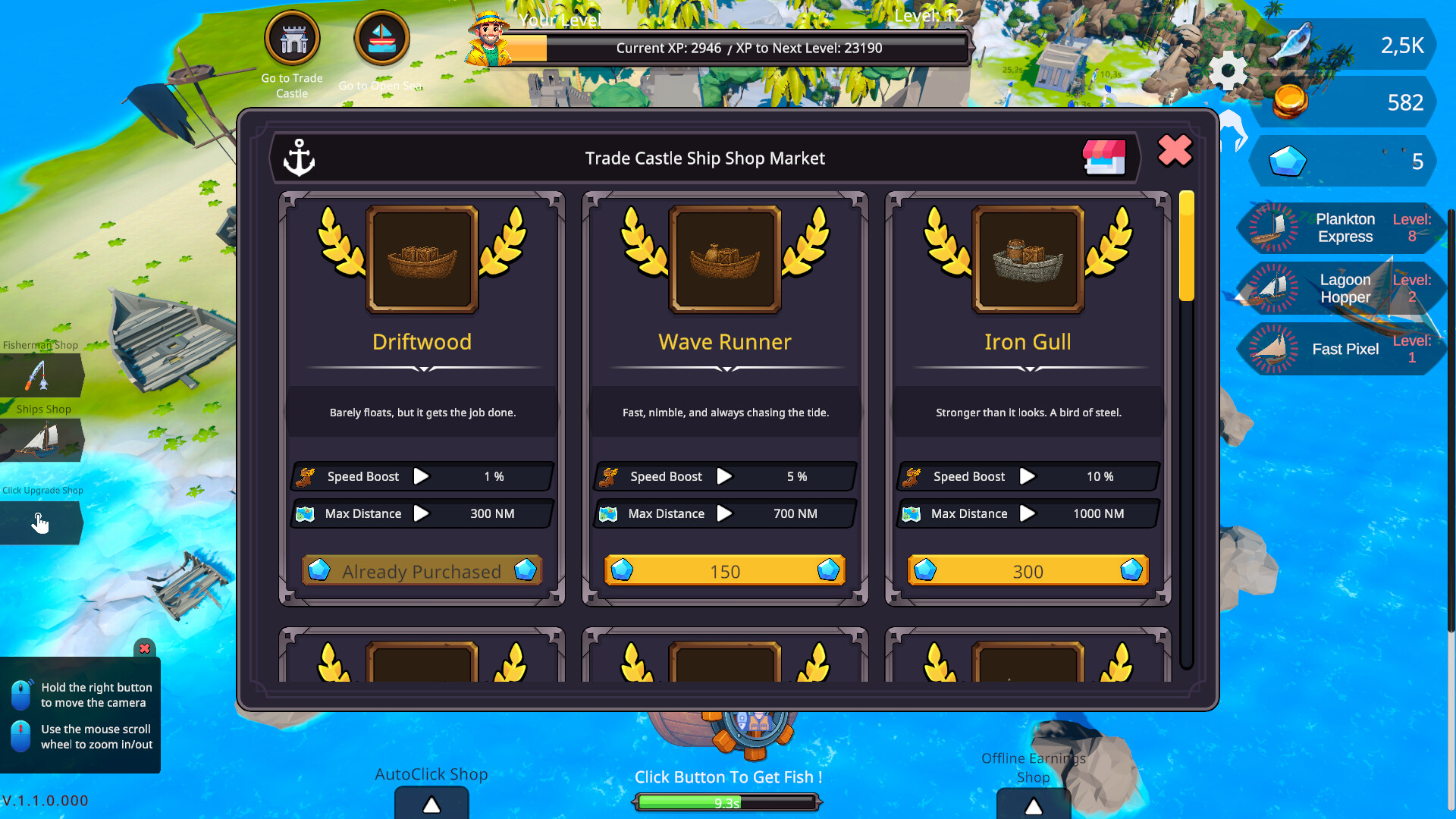 Fisher Idle screenshot 6