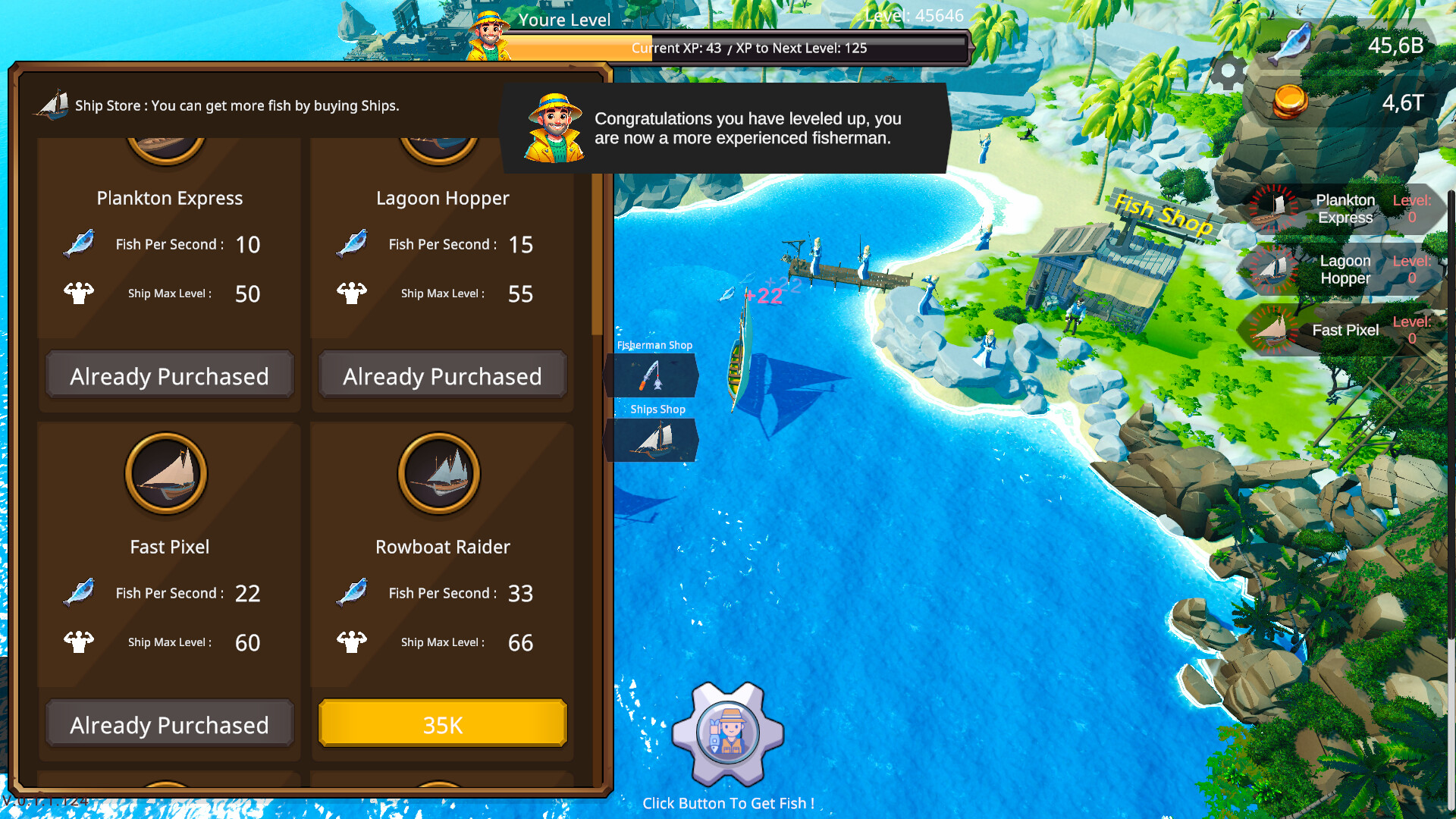 Fisher Idle screenshot 4