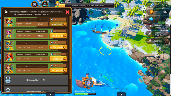 Fisher Idle screenshot 3