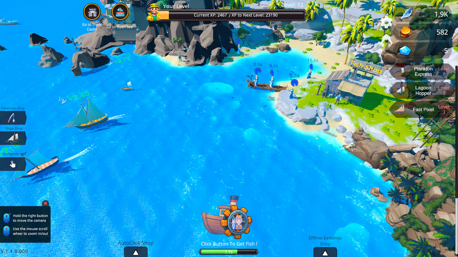 Fisher Idle screenshot 15