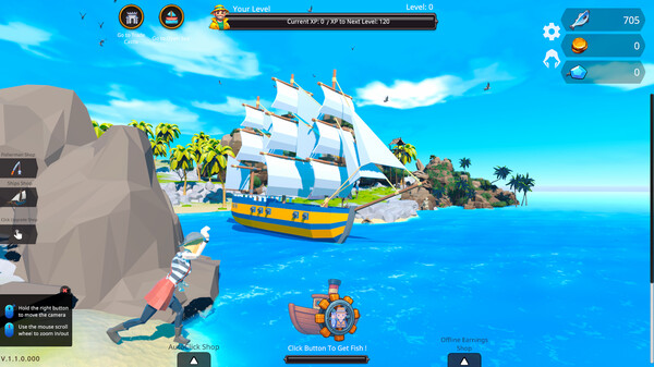 Fisher Idle screenshot 1