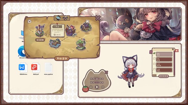 桌面小猫娘-游戏截图