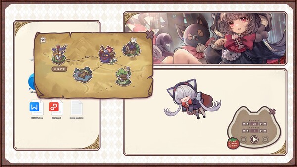 Desktop Kitten Girl game for windows Pc 1