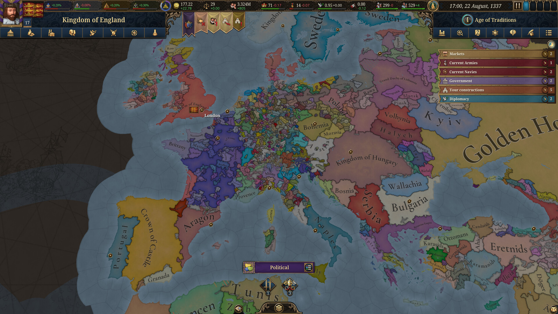 Europa Universalis V – Screenshot 2