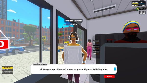 PC Store Simulator game for Linux 1