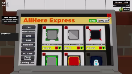 PC Store Simulator video 2