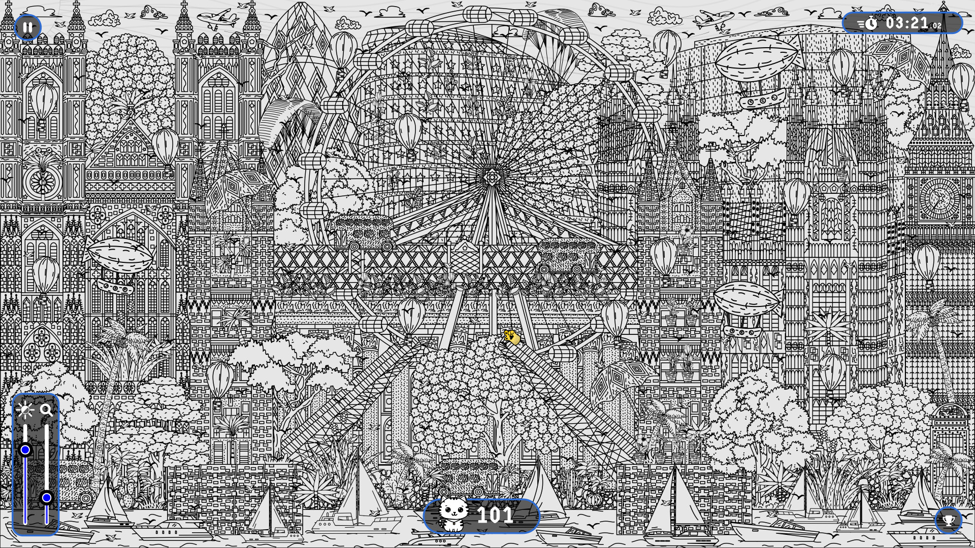 Скриншот Hidden Pets: 101 Cats in London — кадр 1