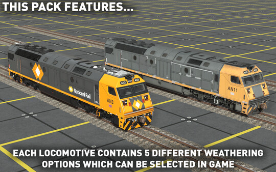 Trainz 2022 DLC - SA AN Class - National Rail