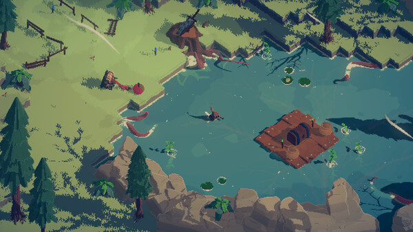 Screenshot of Rootbound gameplay showing in-action mechanics