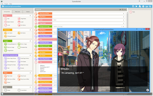 TyranoBuilder Visual Novel Studio