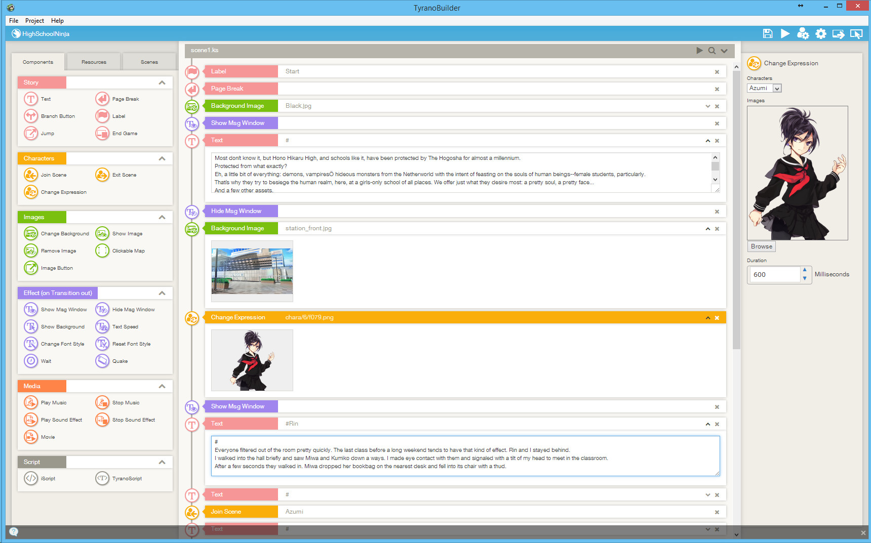 #7. TyranoBuilder Visual Novel Studio (Steam) 由: STRIKEWORKS