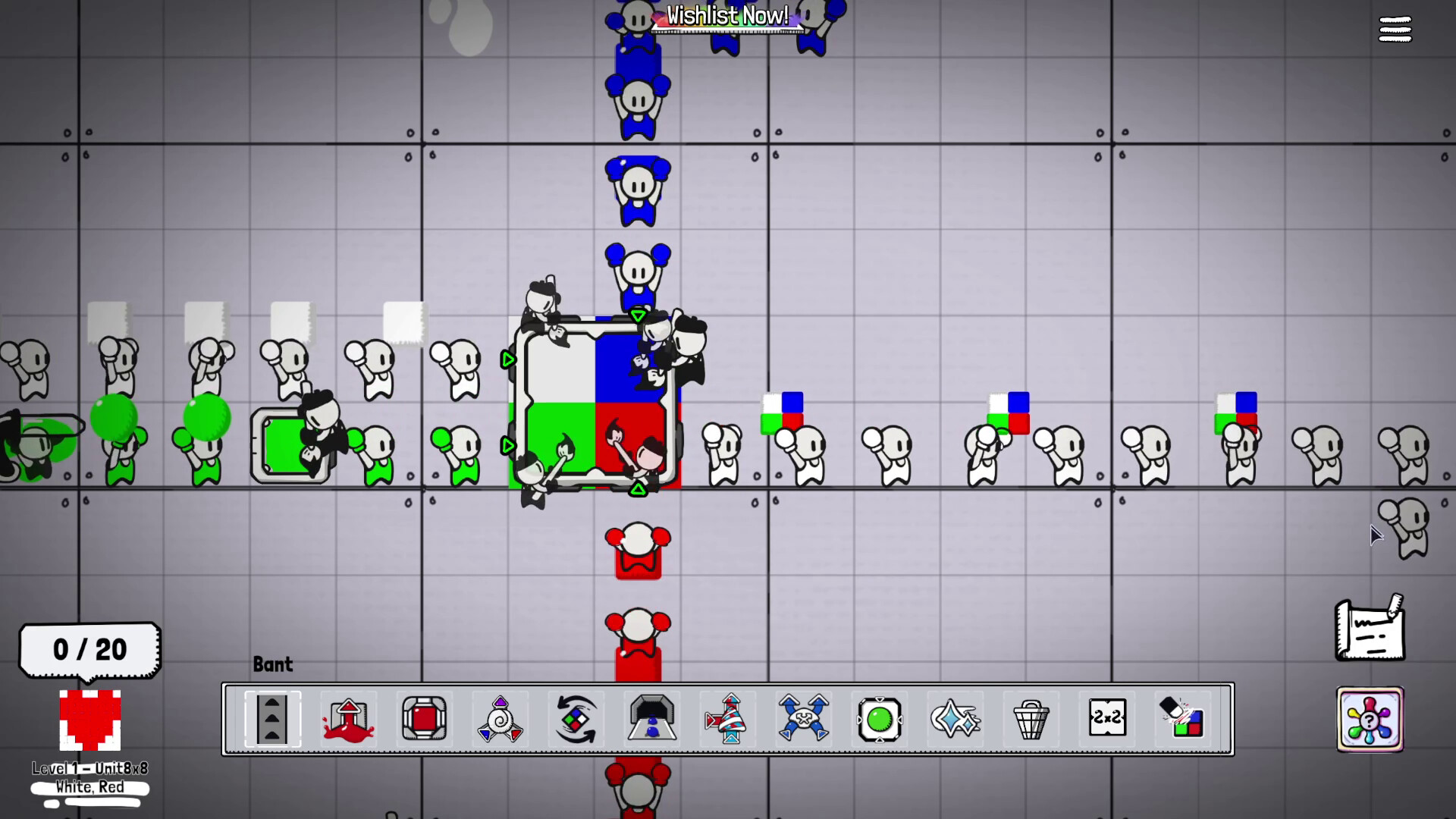 Color Factory: Automation Meets Canvas gameplay screenshot 2