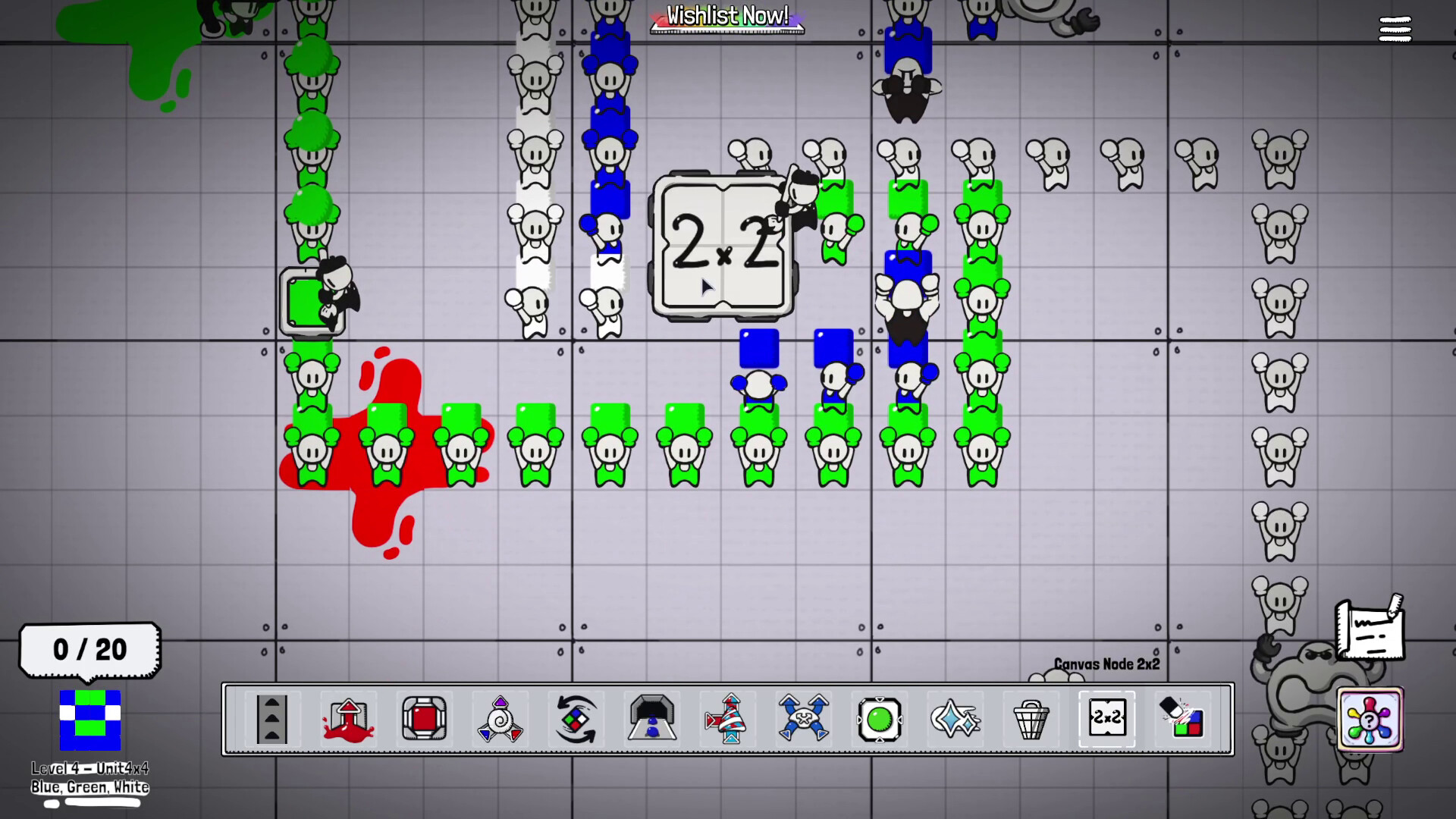 Color Factory: Automation Meets Canvas gameplay screenshot 1