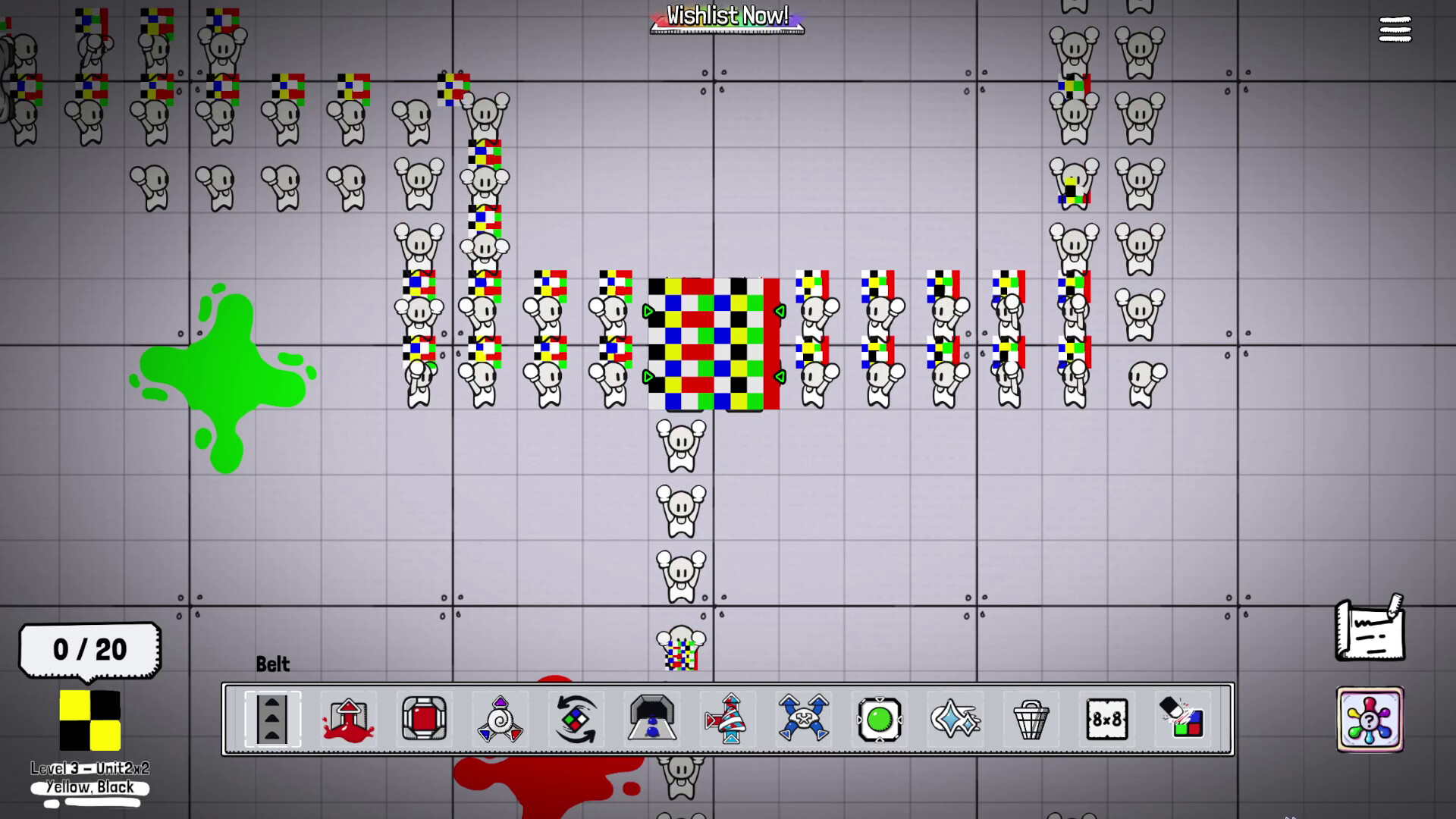 Color Factory: Automation Meets Canvas gameplay screenshot 5