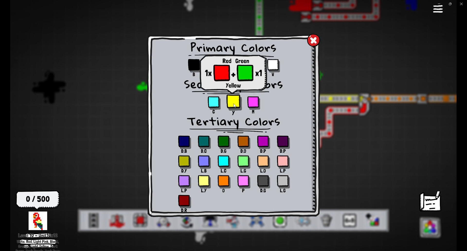 Color Factory: Automation Meets Canvas gameplay screenshot 3