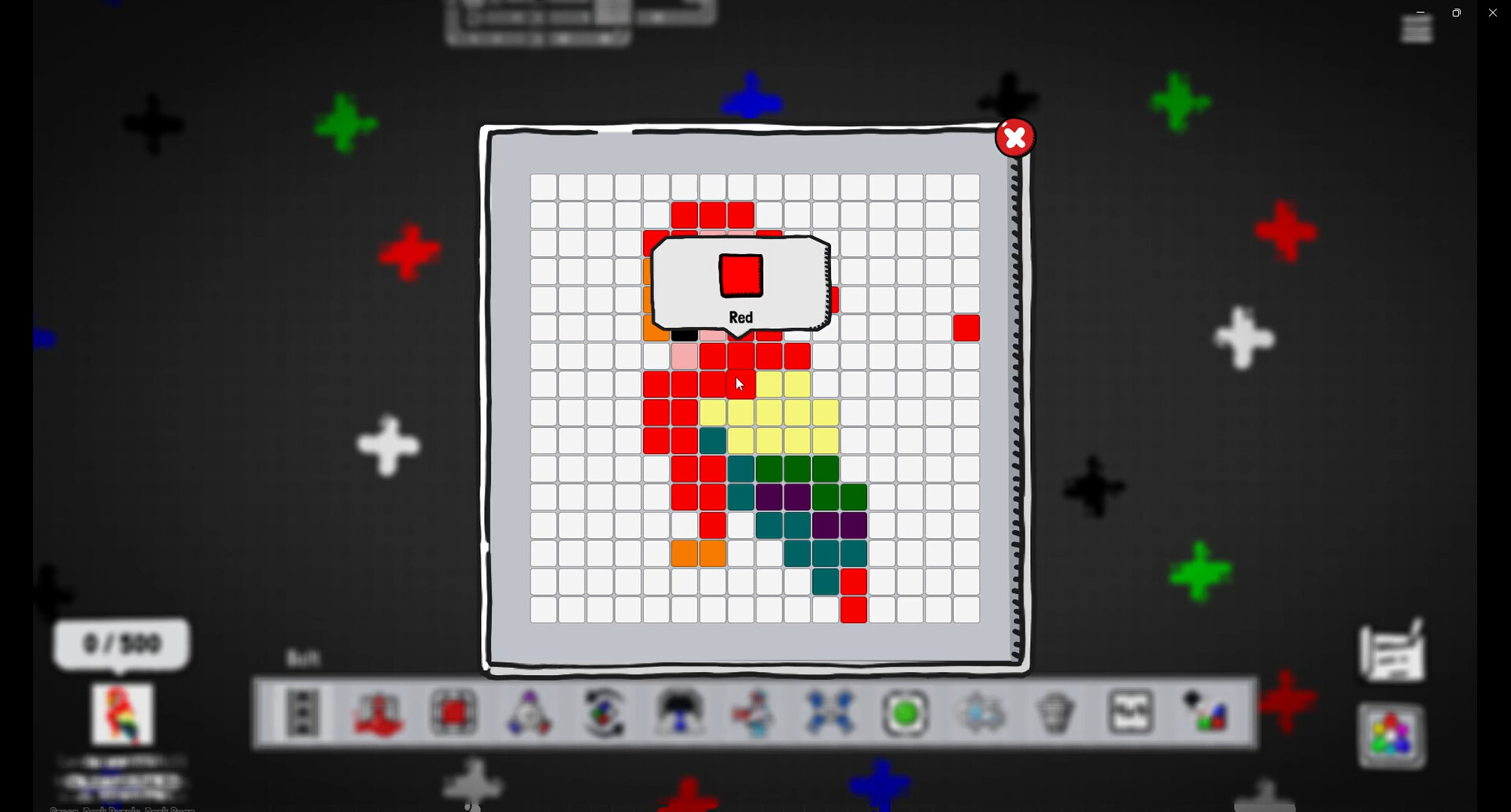 Color Factory: Automation Meets Canvas gameplay screenshot 4