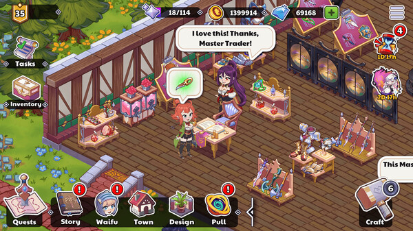Waifu Shop screenshot 1