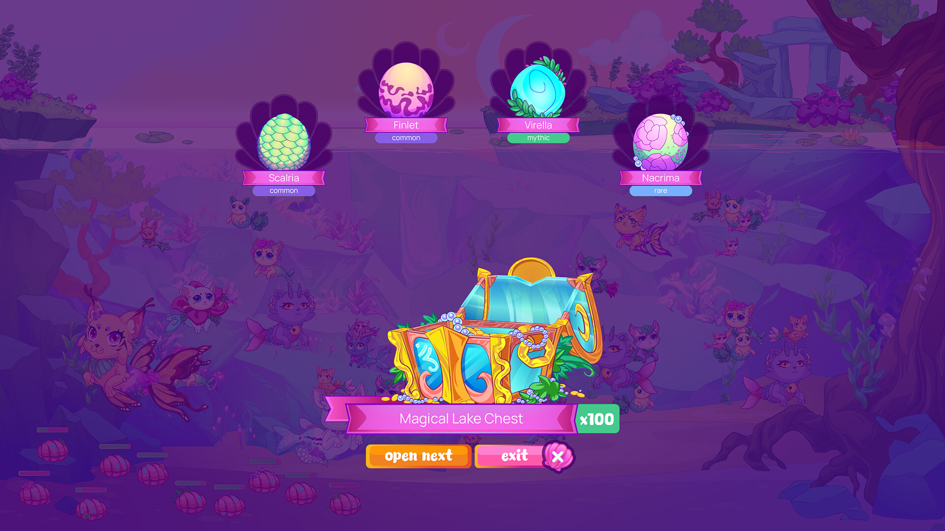 Mermeows: Chill Cat Mermaids screenshot #2