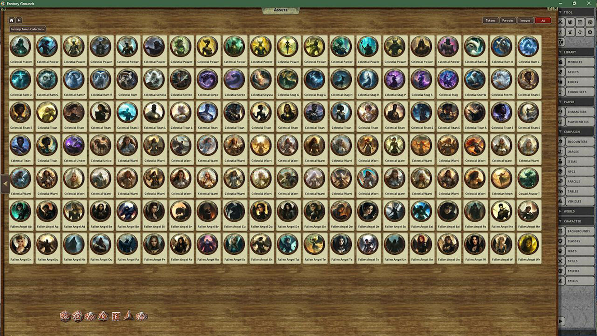 Fantasy Grounds - Fantasy Token Collection - Celestial 01のスクリーンショット 1