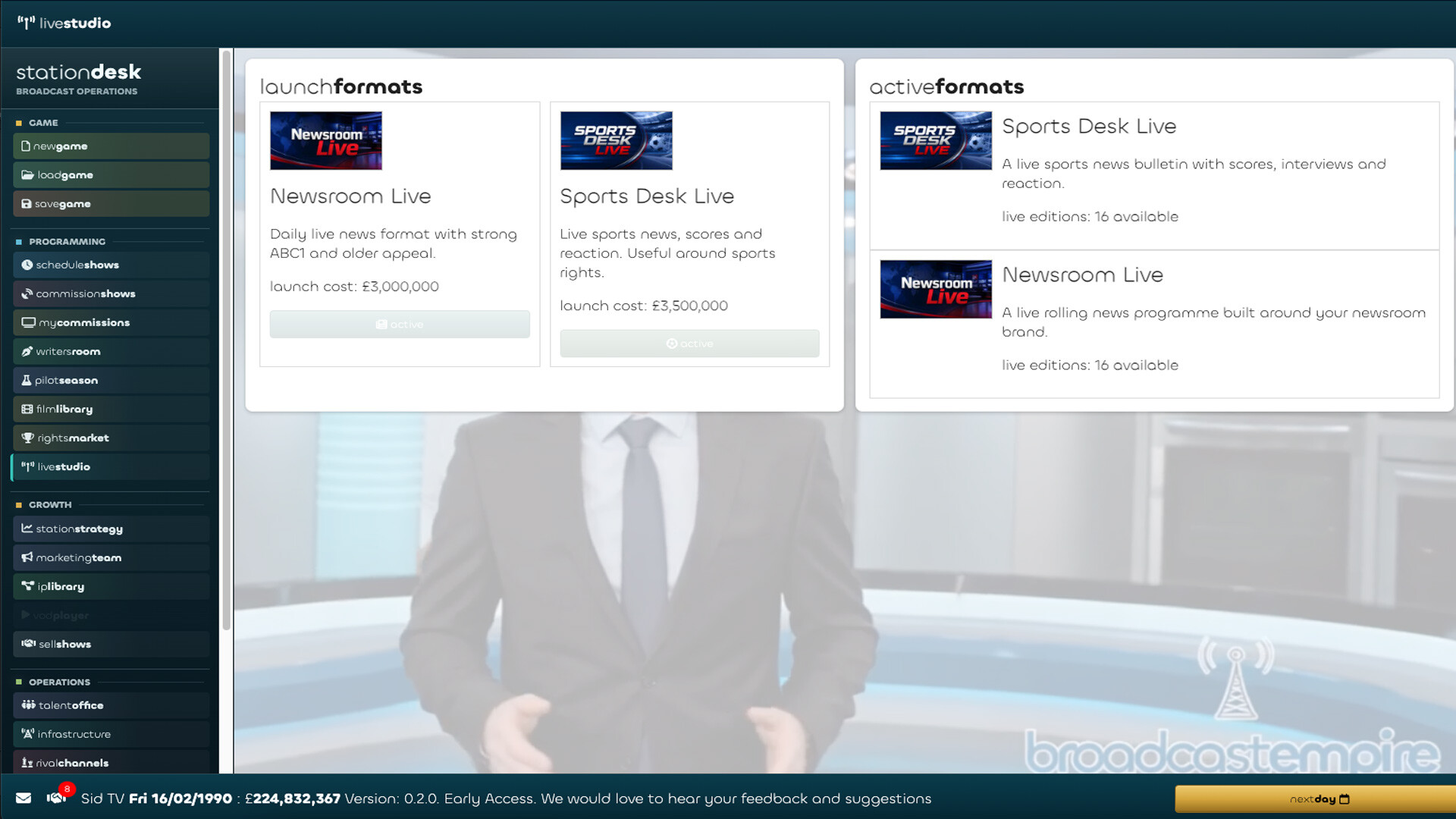 Broadcast Empire screenshot #7