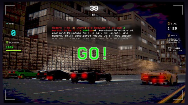 Скриншот 2 из игры Type for Speed
