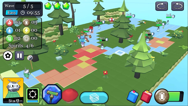 Screenshot z シーモンタウンTDふたつの魔法の杖と危険すぎた追跡