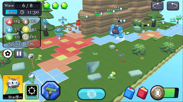 Screenshot z シーモンタウンTDふたつの魔法の杖と危険すぎた追跡