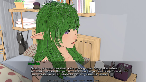 Screenshot z Seducing My Elf Family