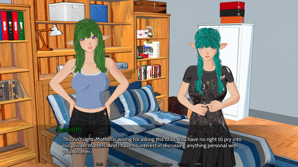 Screenshot z Seducing My Elf Family