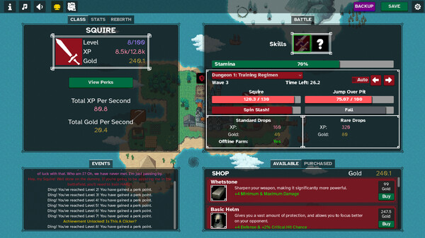 Скриншот 5 из игры High Fantasy Idle