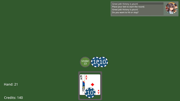 Скриншот 2 из игры Hit and Stand Blackjack