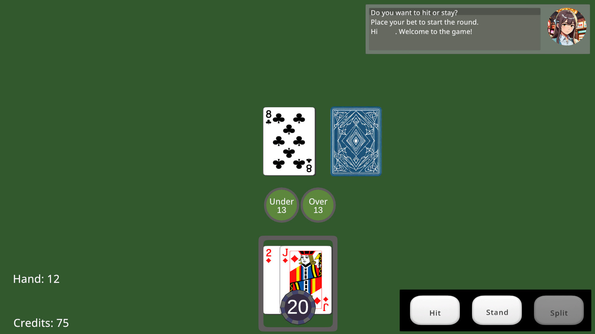 Hit and Stand Blackjack Featured Screenshot #1