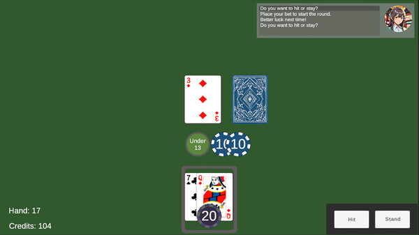 Hit and Stand Blackjack