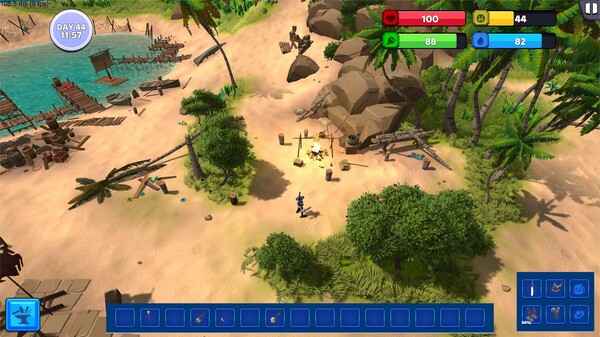 Screenshot z Forsaken Island