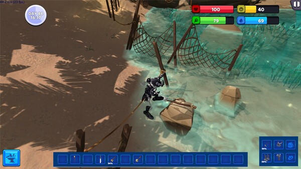 Screenshot z Forsaken Island